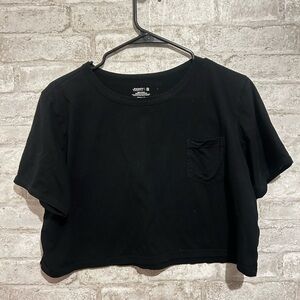 Jockey Black Crop Top T-Shirt